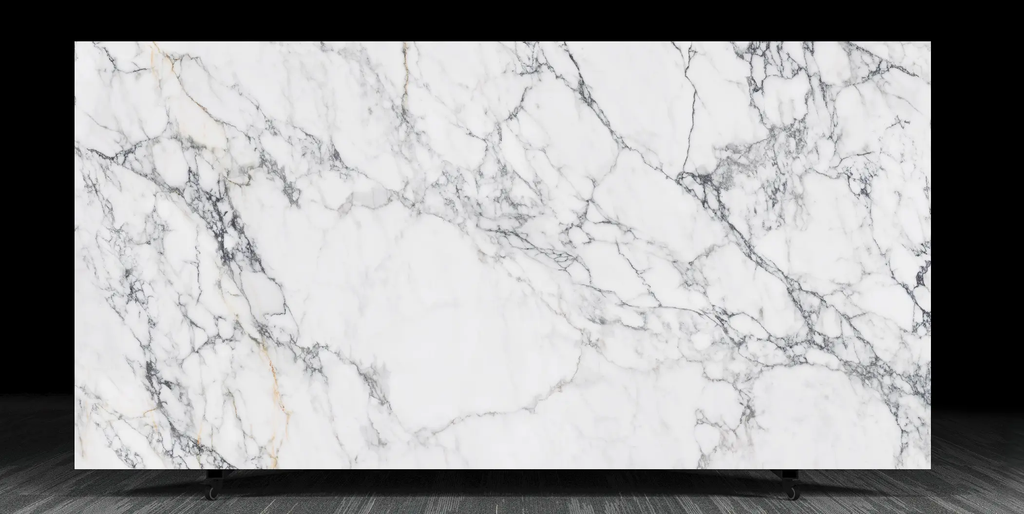 Digital printed Calacatta Quartz Slab R025 Vietnam Quartz Slabs