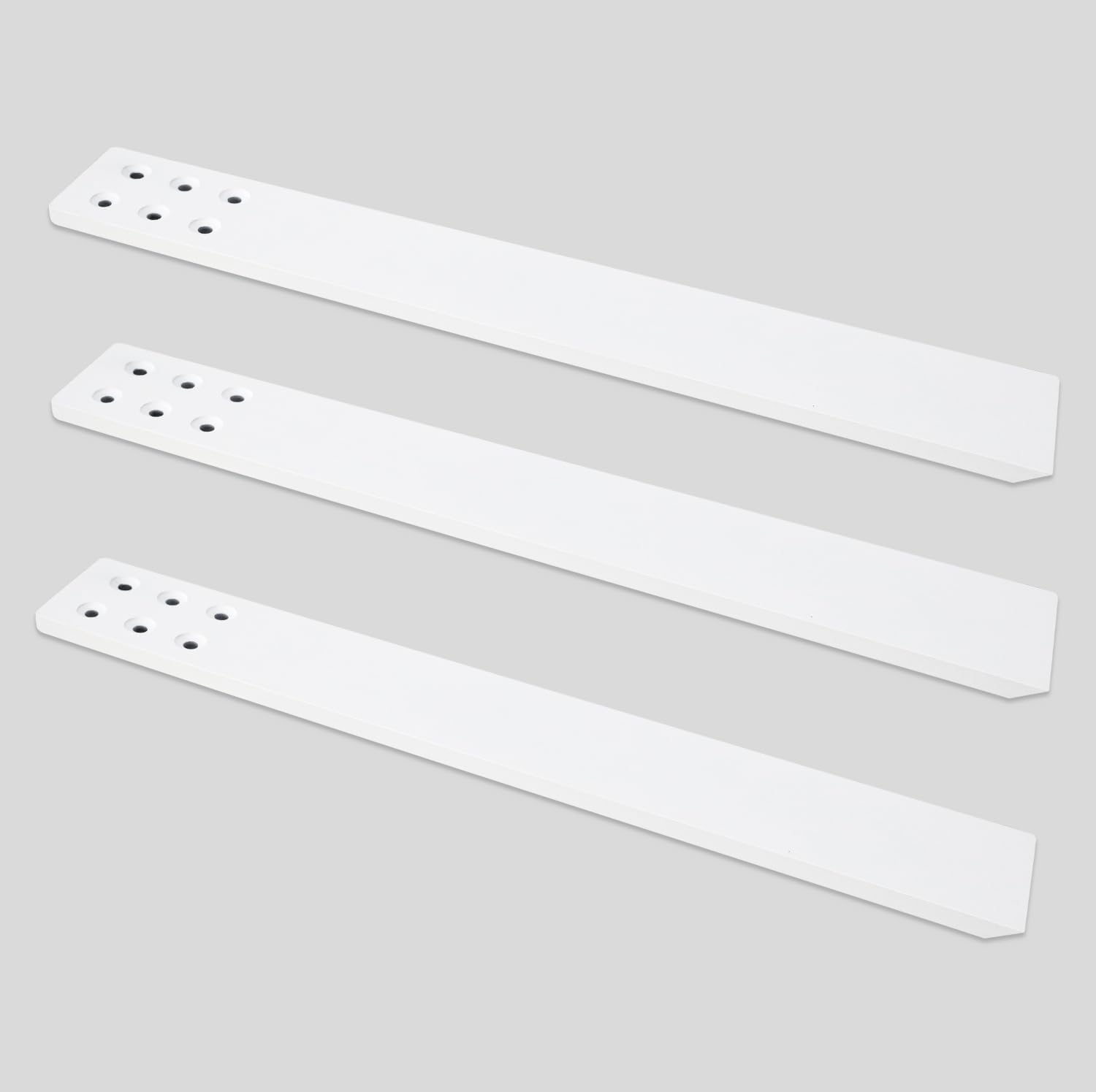 Countertop Support Bracket 4 Pack 12" Lx 2.5" W Hidden Black Knee Wall Support Countertop Bracket 3/8" Thick Heavy Duty for Quartz/Granite/Wood/Concret Countertops Screws Included
