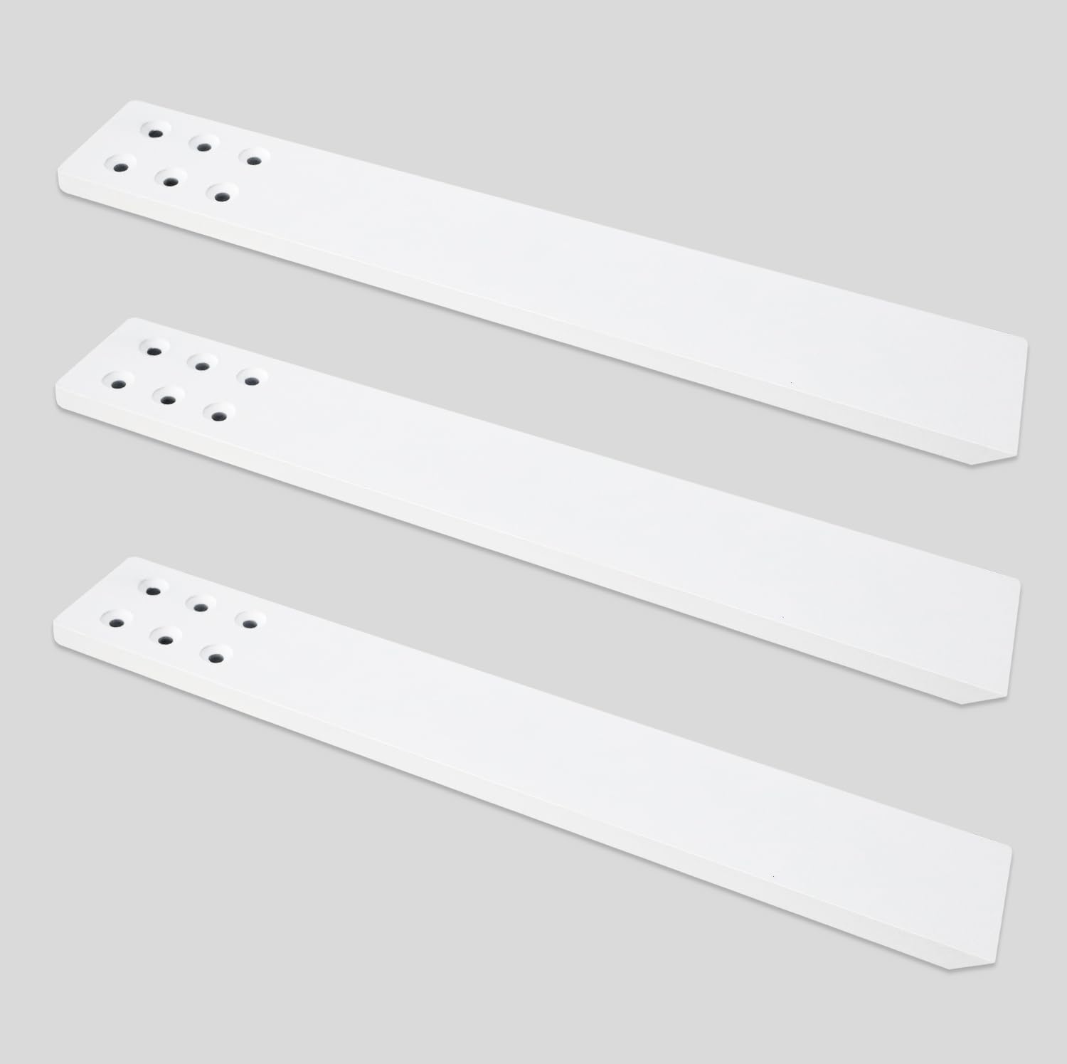 Countertop Support Bracket 4 Pack 12" Lx 2.5" W Hidden Black Knee Wall Support Countertop Bracket 3/8" Thick Heavy Duty for Quartz/Granite/Wood/Concret Countertops Screws Included