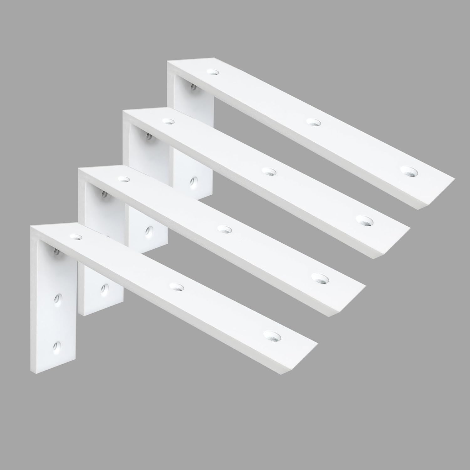 Countertop Support Bracket 3 Pack 12 inch Heavy Duty Granite Countertop Bracket 16" x 6" x 2 1/2" Shelf L Bracket Mantel Corbels for Quartz/Granite/Wood/Concret/ Laminate Countertops