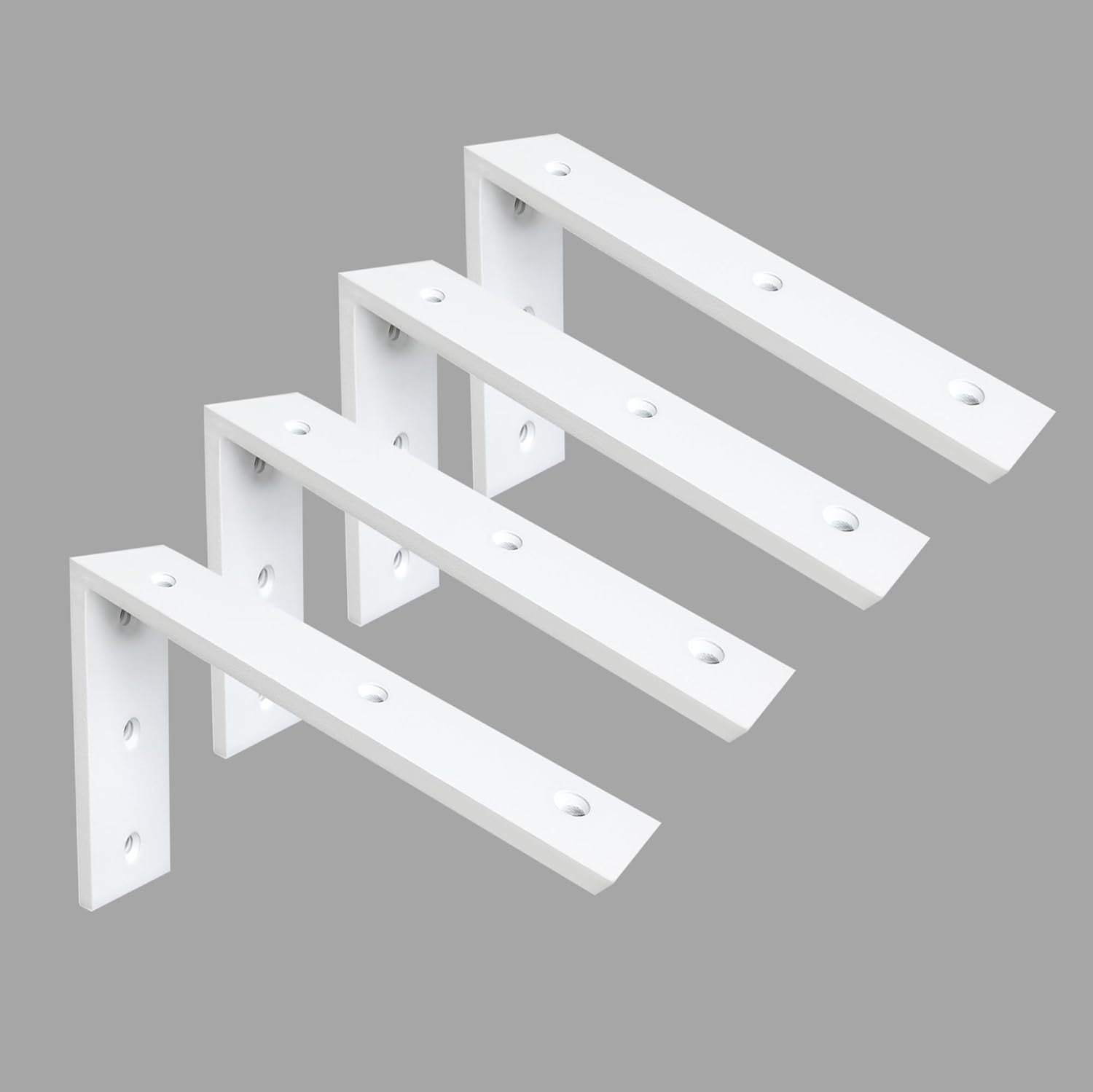 Countertop Support Bracket 3 Pack 12 inch Heavy Duty Granite Countertop Bracket 16" x 6" x 2 1/2" Shelf L Bracket Mantel Corbels for Quartz/Granite/Wood/Concret/ Laminate Countertops