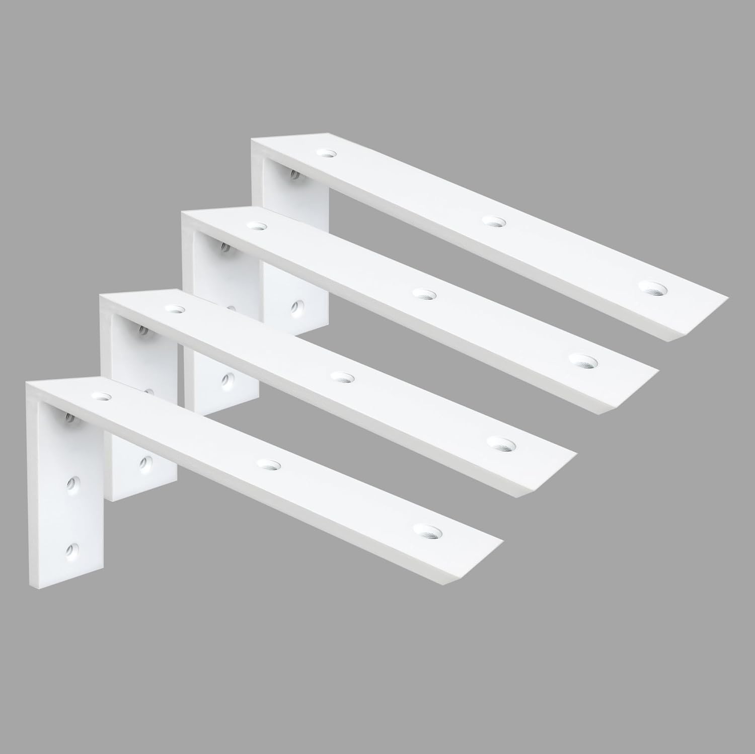 Countertop Support Bracket 3 Pack 12 inch Heavy Duty Granite Countertop Bracket 16" x 6" x 2 1/2" Shelf L Bracket Mantel Corbels for Quartz/Granite/Wood/Concret/ Laminate Countertops
