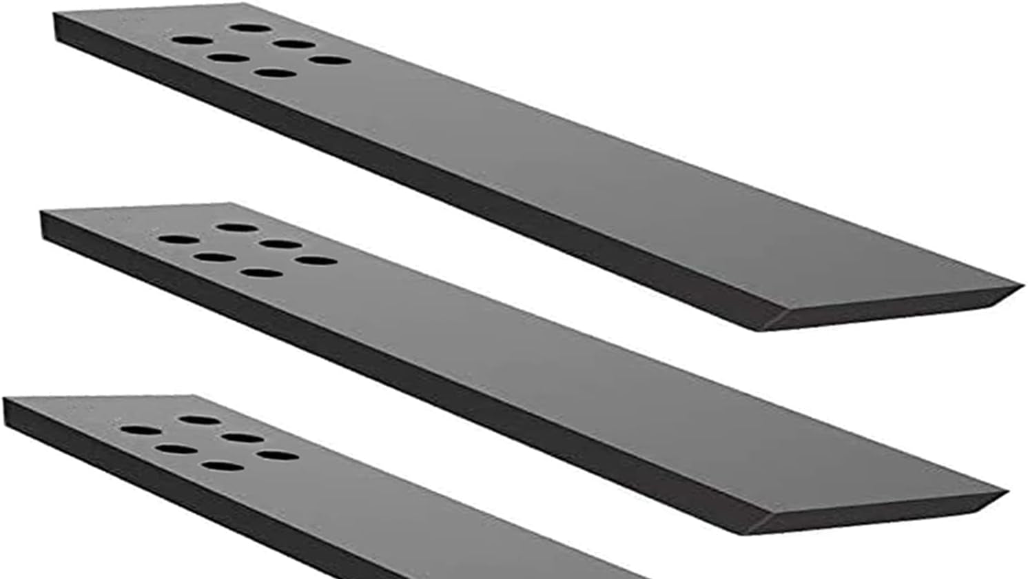 Countertop Support Bracket 4 Pack 12" Lx 2.5" W Hidden Black Knee Wall Support Countertop Bracket 3/8" Thick Heavy Duty for Quartz/Granite/Wood/Concret Countertops Screws Included