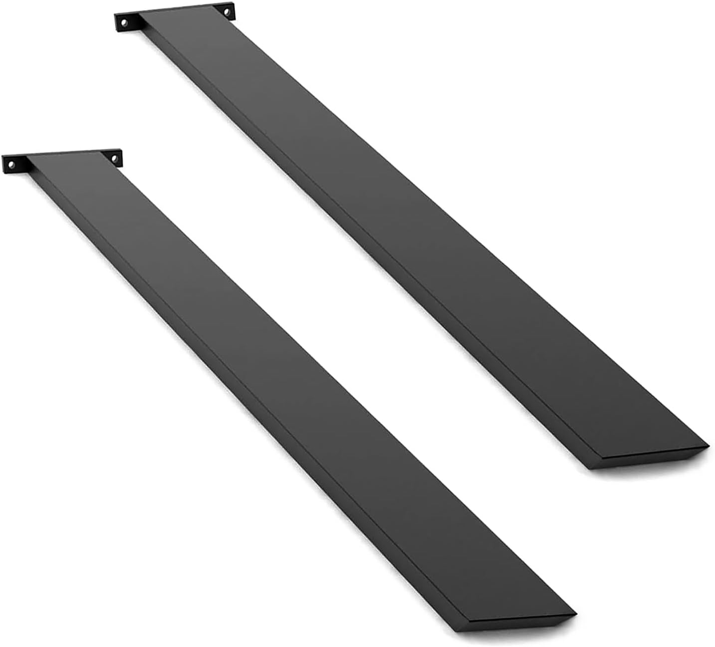 Hidden Island Countertop Support Bracket 2 Pack Black 36 Inch Heavy Duty Granite Countertop Bracket Iron Island Support Brackets for Granite Quartz Wood