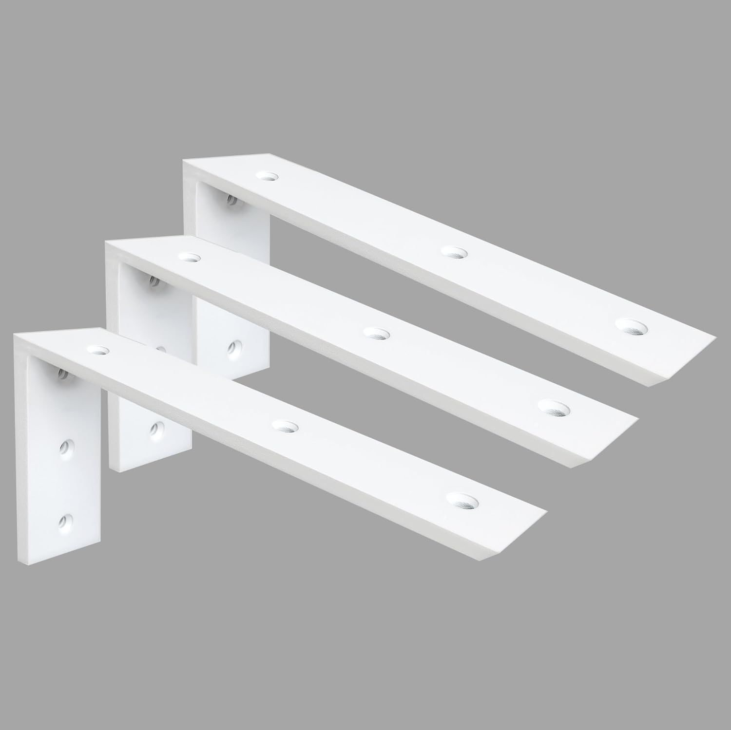 Countertop Support Bracket 3 Pack 12 inch Heavy Duty Granite Countertop Bracket 16" x 6" x 2 1/2" Shelf L Bracket Mantel Corbels for Quartz/Granite/Wood/Concret/ Laminate Countertops