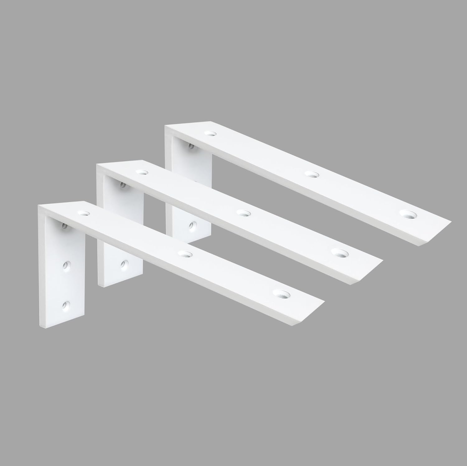 Countertop Support Bracket 3 Pack 12 inch Heavy Duty Granite Countertop Bracket 16" x 6" x 2 1/2" Shelf L Bracket Mantel Corbels for Quartz/Granite/Wood/Concret/ Laminate Countertops