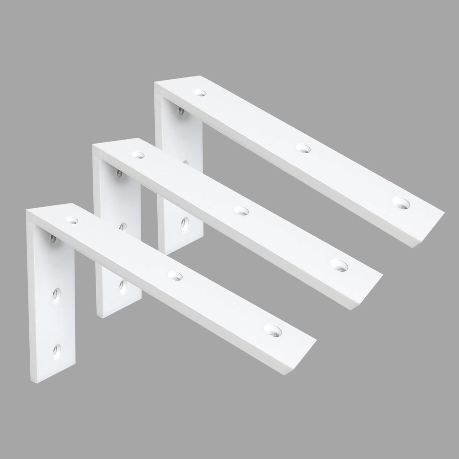 Countertop Support Bracket 3 Pack 12 inch Heavy Duty Granite Countertop Bracket 16" x 6" x 2 1/2" Shelf L Bracket Mantel Corbels for Quartz/Granite/Wood/Concret/ Laminate Countertops