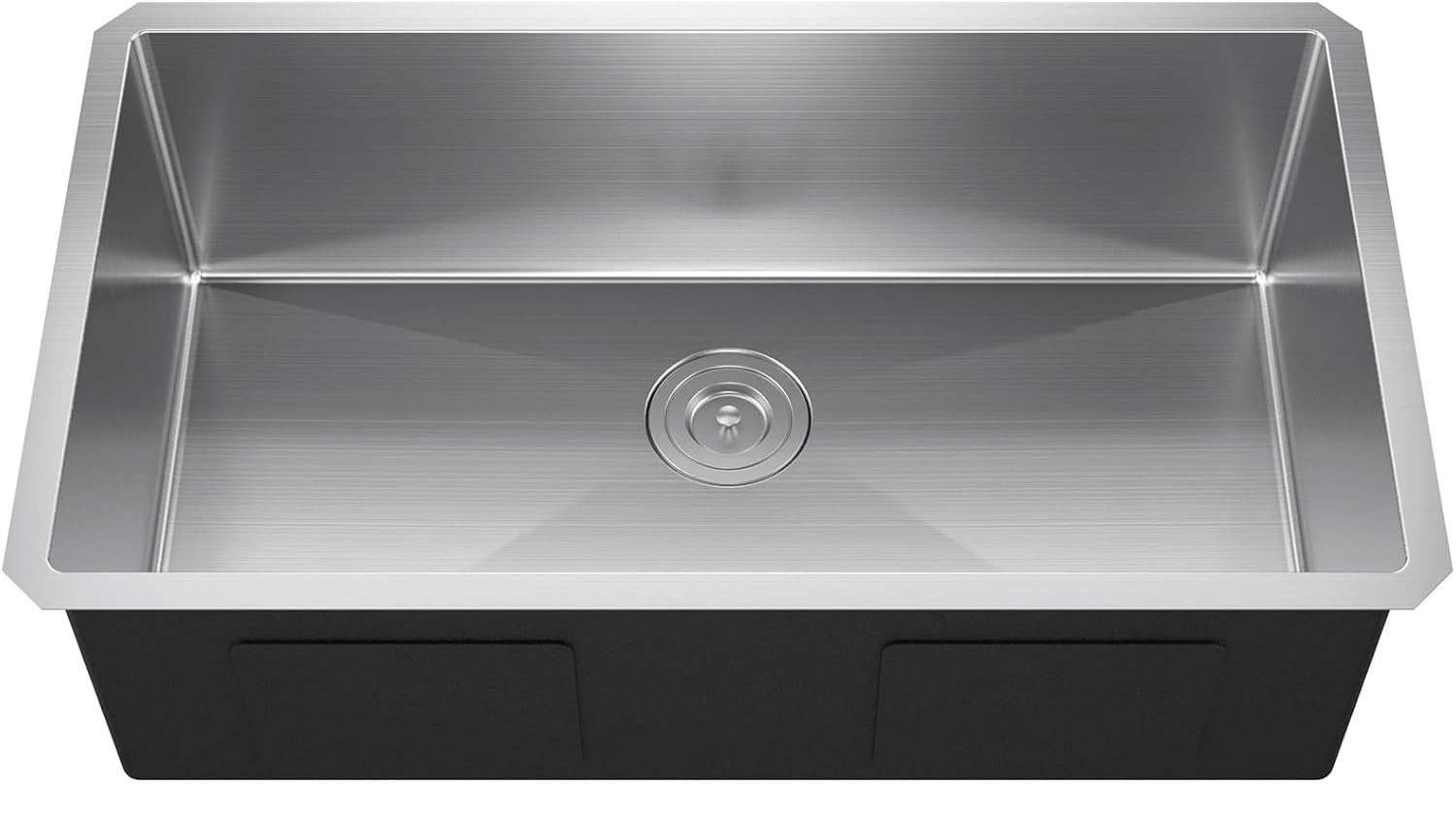 32x18 Undermount Kitchen Sink, Premium 18 Gauge Stainless Steel Handmade Modern Kitchen Sink