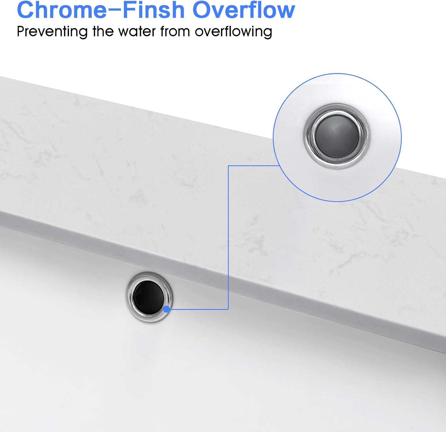 Engineered Stone 48 Inch Vanity Sink Top 