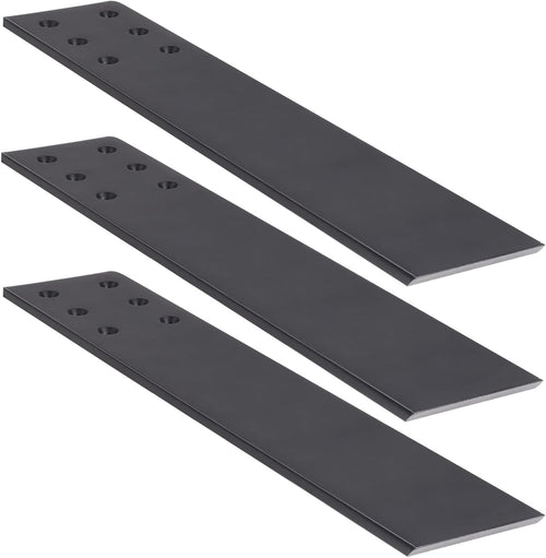 10 Inch Countertop Support Bracket, 3 Pack Solid Iron Heavy Duty Hidden Flat Floating Shelf Brackets, Top Mount Knee Wall Support Mantel Bracket Hardware for Wood Granite Quartz Countertop