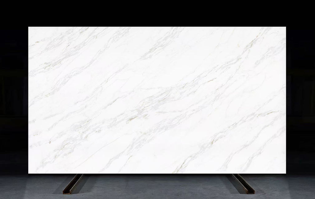 VNQ7533 Calacatta Vono Super Jumbo Quartz Slabs 137''x79''