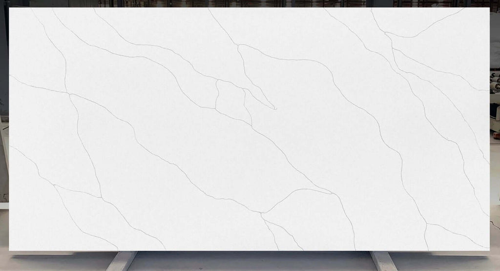 VNQ8035 Calacatta Line Quartz Slabs Vietnam