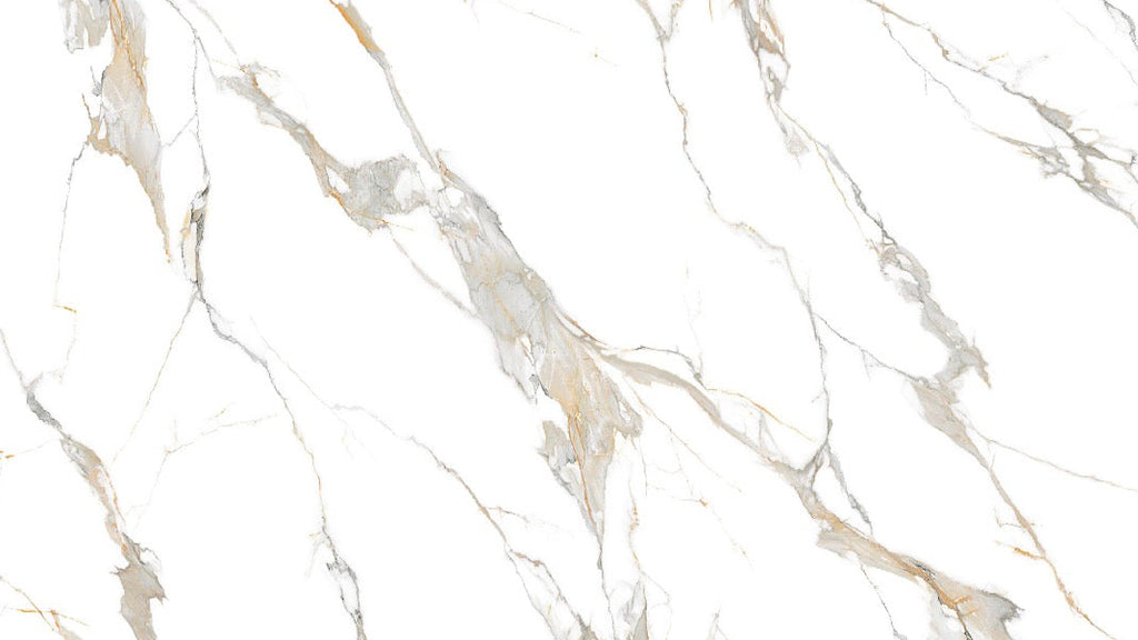 AL01-Calcatta Printed Full Body Quartz Slabs 126''x63''