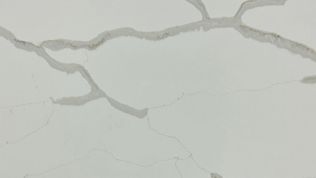 VNQ3015 Calacatta Classic Quartz Jumbo Slabs Vietnam