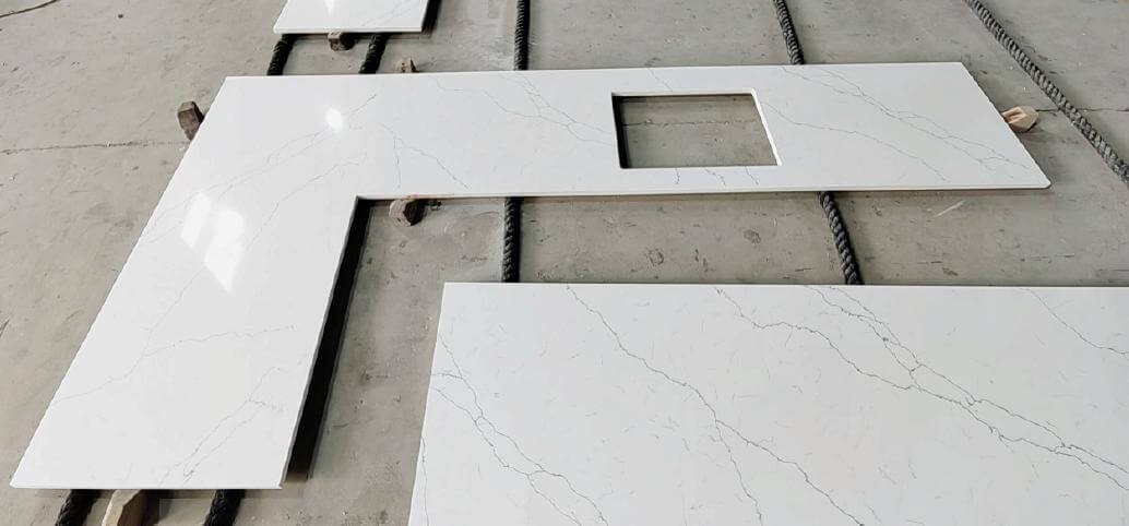 Calacatta Ocean Quartz Slabs Vietnam