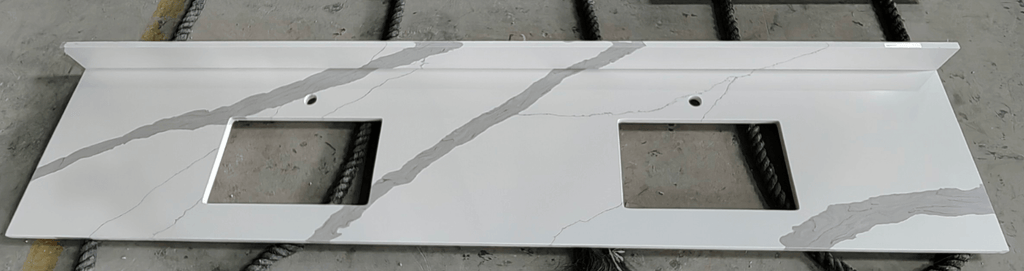 Calacatta Leon quartz slabs Vietnam