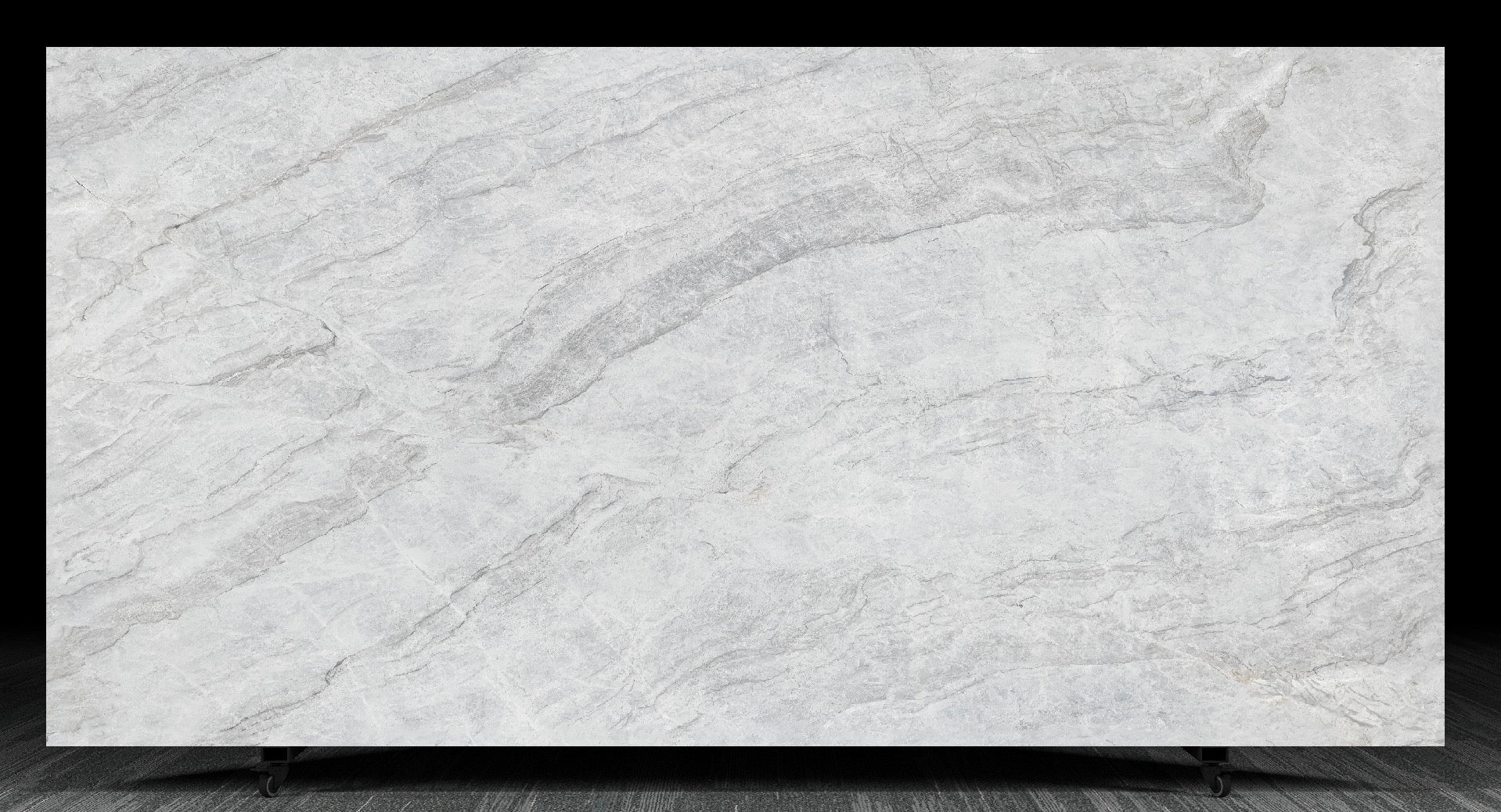 ALR06 Ham Grey Printed Quartz Slabs Vietnam