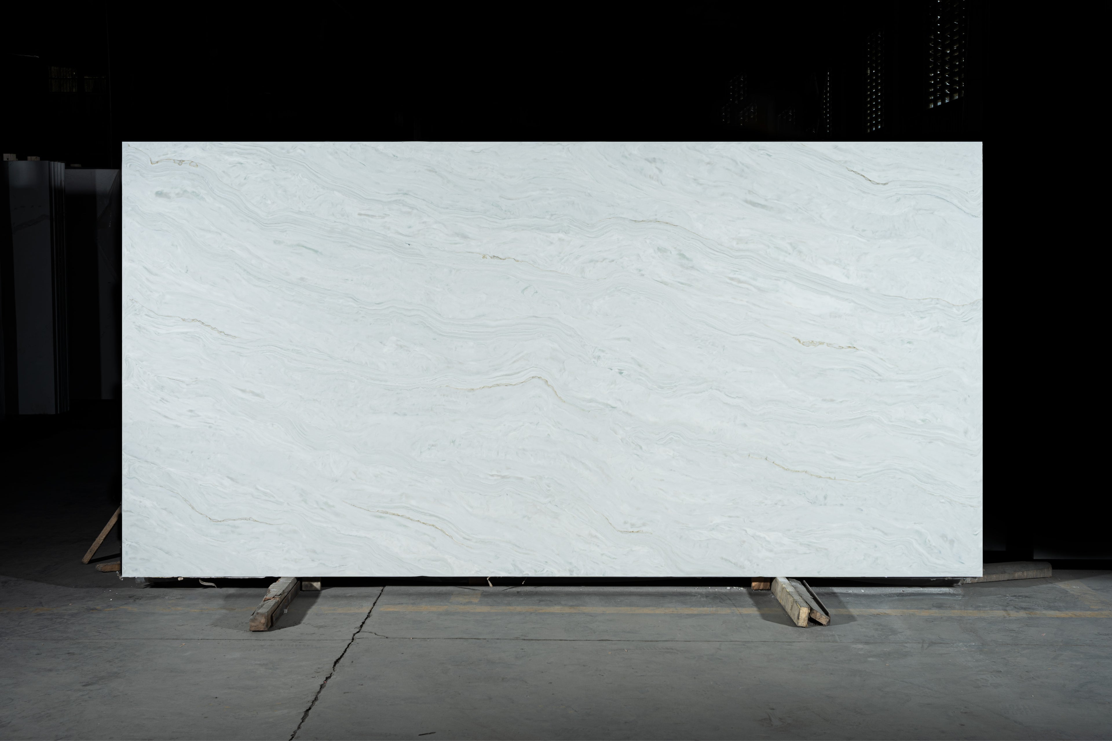 Calacatta Maya Super Jumbo Quartz Slabs Vietnam